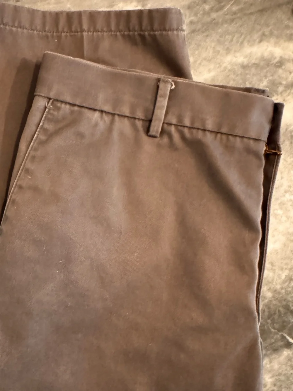 Like New Men's Classic Straight-Leg Pants - Charcoal 36” waist x 34” length